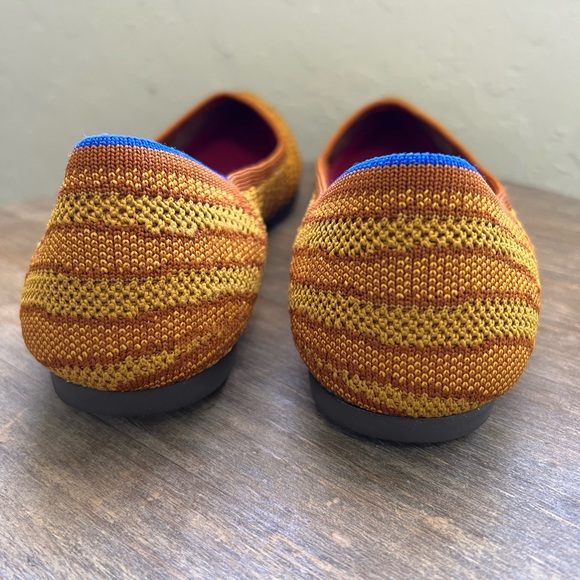 Rothy’s The Point Flat in Golden Zebra Rare Retired Design Women’s size 8.5 - Picture 8 of 12